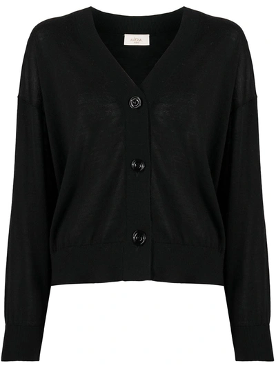 Shop Altea V-neck Cardigan In Black