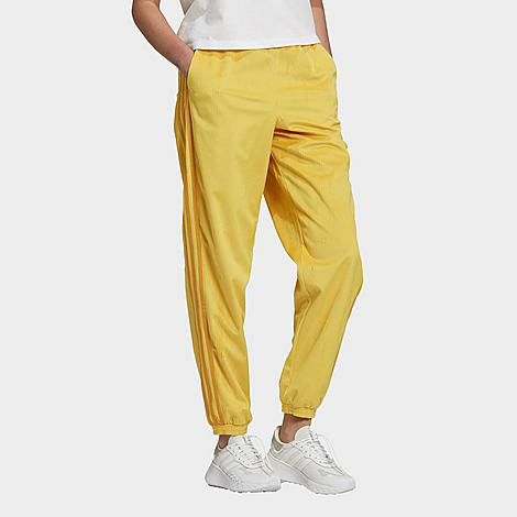 yellow adidas pants womens