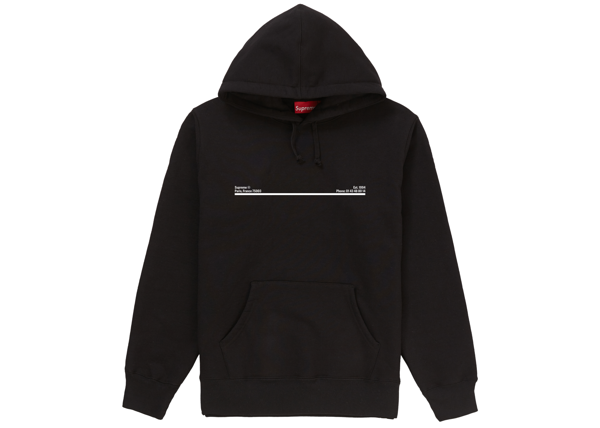 supreme shop hooded sweatshirt