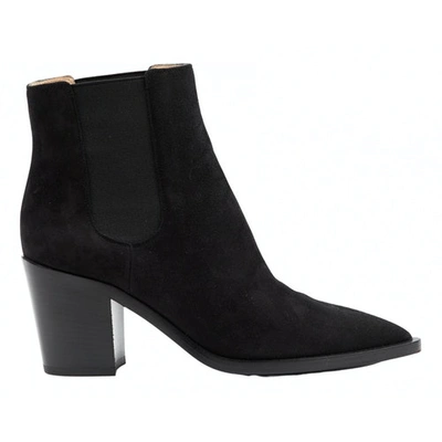 Pre-owned Gianvito Rossi Ankle Boots In Black
