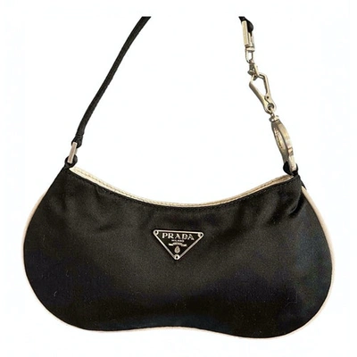 Pre-owned Prada Black Silk Handbag