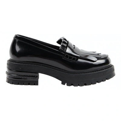 Pre-owned Dior Black Patent Leather Flats