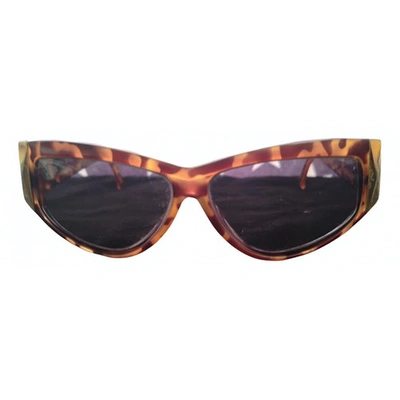 Pre-owned Versace Brown Sunglasses