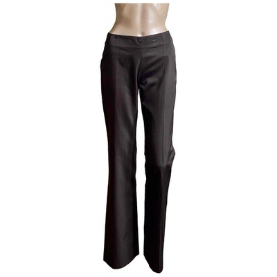 Pre-owned Lanvin Metallic Silk Trousers