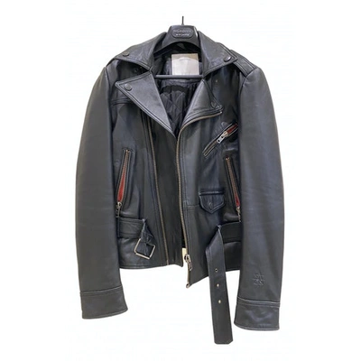 Pre-owned Surface To Air Black Leather Jacket