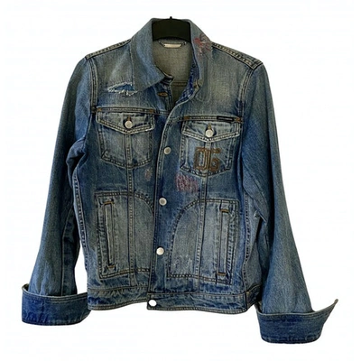 Pre-owned Dolce & Gabbana Blue Denim - Jeans Jacket