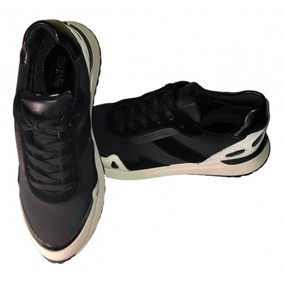 Pre-owned Michael Kors Black Leather Trainers