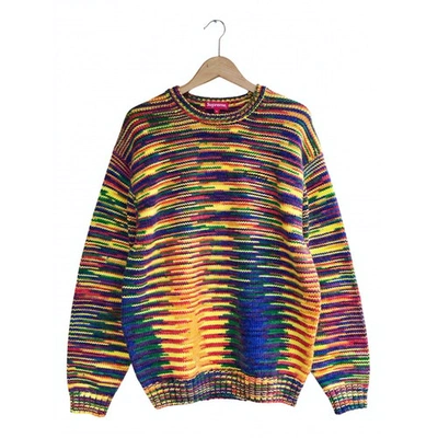 Pre-owned Supreme Multicolour Synthetic Knitwear & Sweatshirt