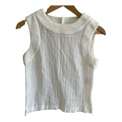 Pre-owned Chanel White Cotton  Top