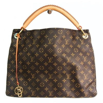 Pre-owned Louis Vuitton Artsy Brown Cloth Handbag