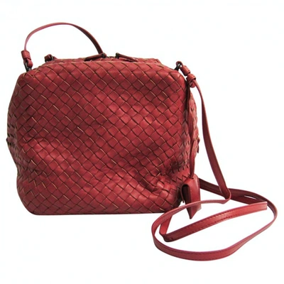 Pre-owned Bottega Veneta Red Leather Handbag