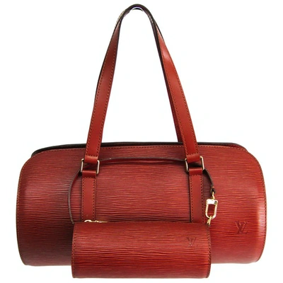 Pre-owned Louis Vuitton Soufflot Brown Leather Handbag