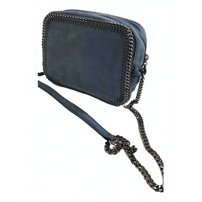 Pre-owned Stella Mccartney Falabella Box Blue Cloth Handbag