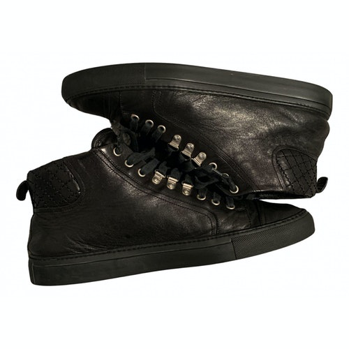 balenciaga leather trainers