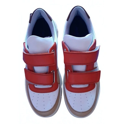 Pre-owned Acne Studios Multicolour Leather Trainers