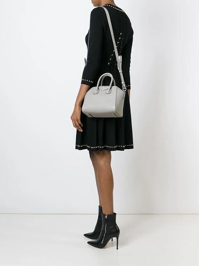 Shop Givenchy Mini 'antigona' Handtasche In Grey