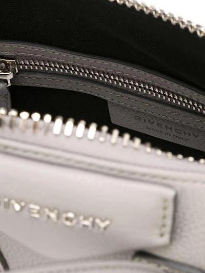 Shop Givenchy Mini 'antigona' Handtasche In Grey