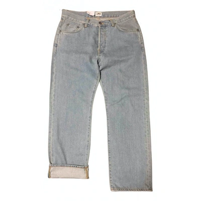 Pre-owned Edwin Blue Denim - Jeans Jeans