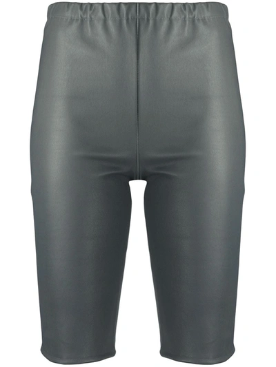 Shop David Koma Knee-length Shorts In Grey