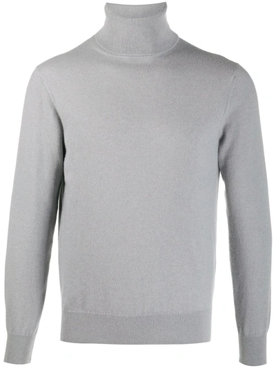 Shop Cruciani Roll-neck Cashmere Jumper In Grey