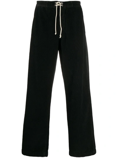 Shop Société Anonyme Corduroy Loose Fit Trousers In Black
