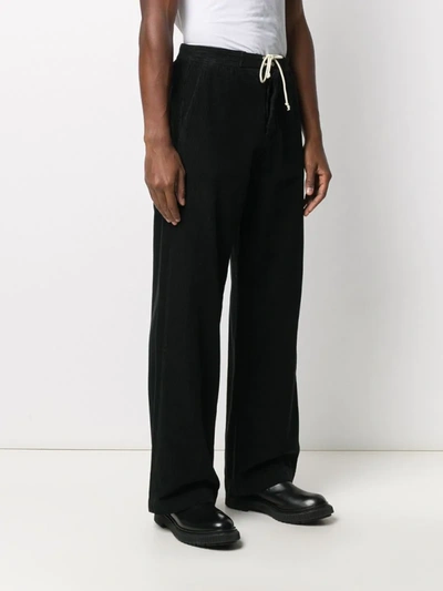 Shop Société Anonyme Corduroy Loose Fit Trousers In Black