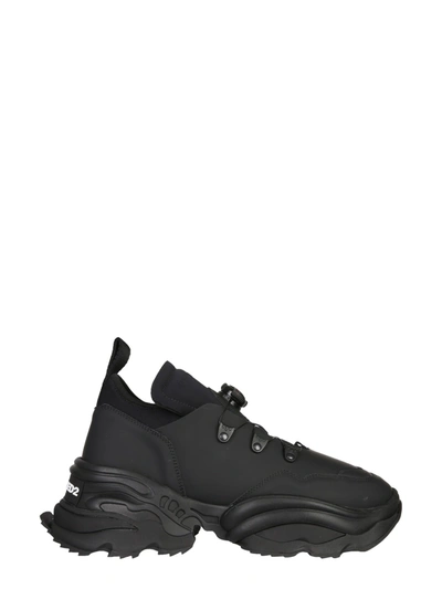 Shop Dsquared2 The Rolling Giant Sneakers In Nero