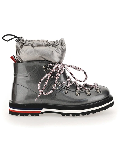 Shop Moncler Inaya Boots In Grey