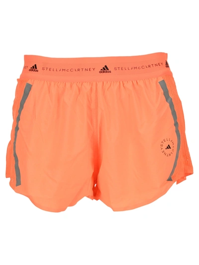 Shop Adidas By Stella Mccartney Truepace Training Shorts In Orange