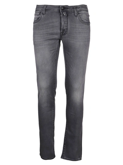 Shop Jacob Cohen Jeans Comfort Denim In Nero
