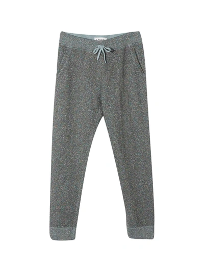 Shop Lanvin Kids Trousers In Azzurro