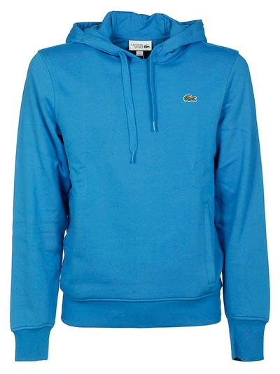 Shop Lacoste Logo Embroidered Hoodie