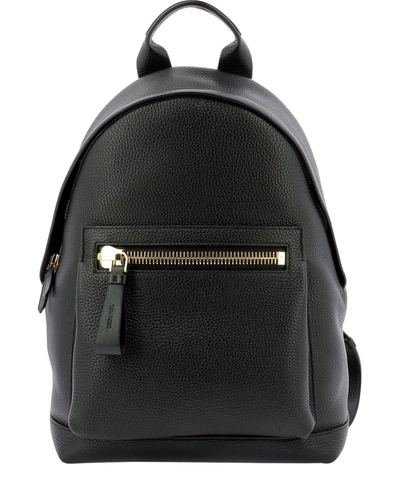 Shop Tom Ford Men's Black Leather Backpack