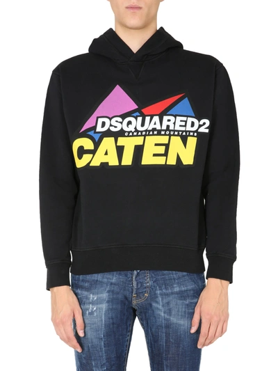 Shop Dsquared2 Hoodie In Black