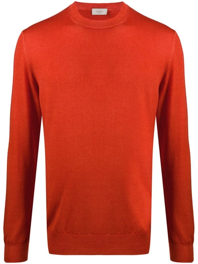 Shop Altea Long-sleeve Sweatshirt In Orange