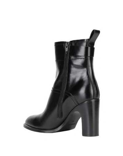Shop See By Chloé Woman Ankle Boots Black Size 9 Soft Leather