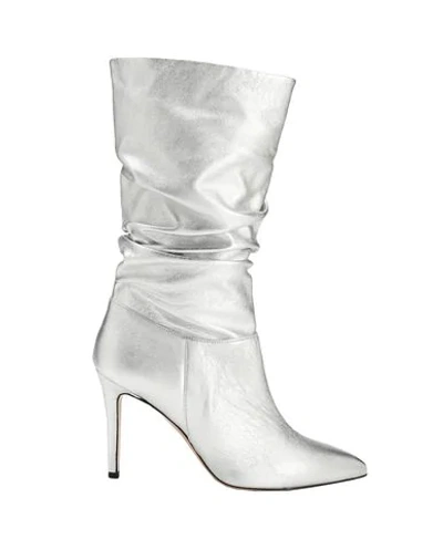 Shop 8 By Yoox Knee Boots In Silver