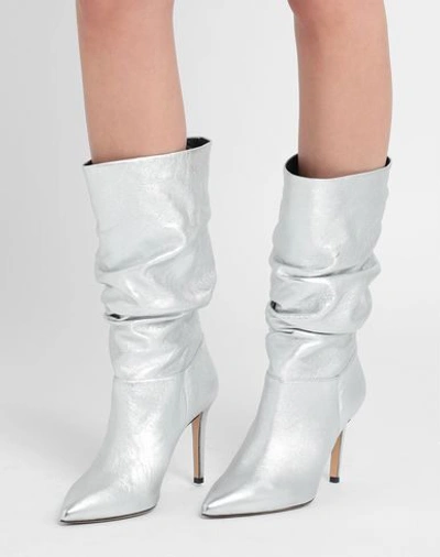 Shop 8 By Yoox Knee Boots In Silver