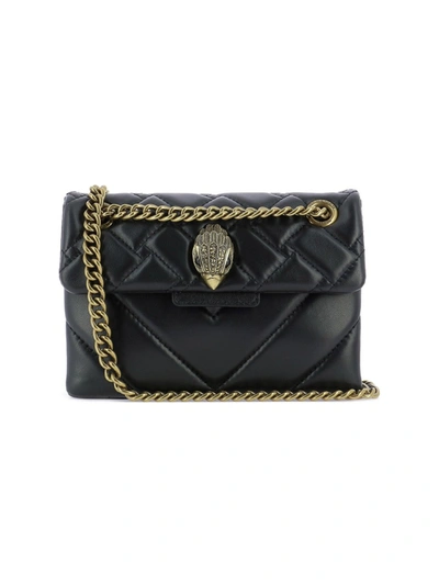 Shop Kurt Geiger Black Leather Shoulder Bag