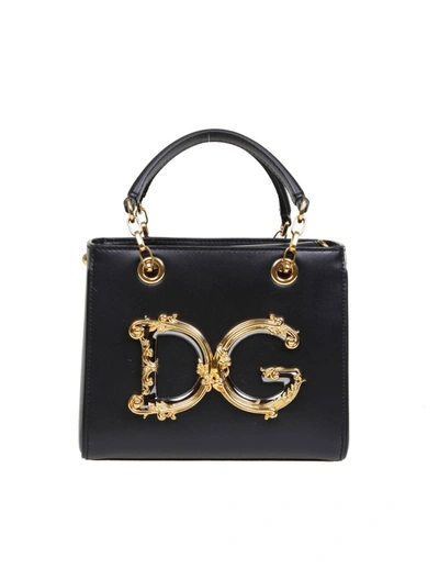 Shop Dolce & Gabbana Black Leather Handbag
