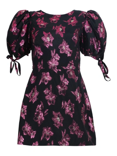 Shop The Vampire's Wife The Wrapsody Black And Fuchsia Mini Dress