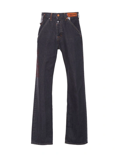 Shop Heron Preston Levi's 501 Black Wash Jeans