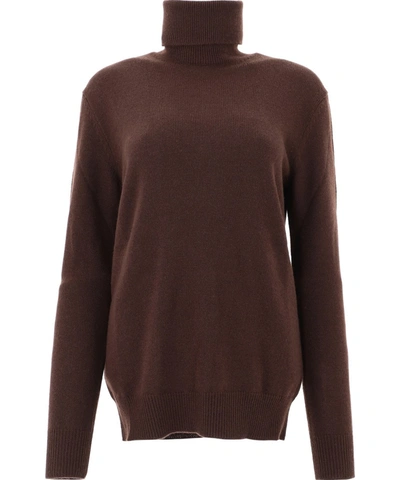 Shop Dolce & Gabbana Brown Cashmere Sweater