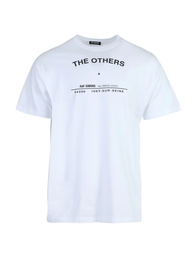 Shop Raf Simons The Others Tour T-shirt In White