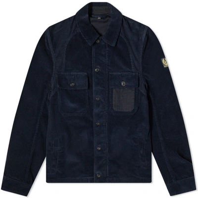 Shop Belstaff Rare Corduroy Jacket In Blue