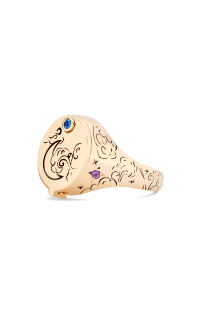 Shop Dru 14k Yellow Gold Beacon Conservatory Signet Ring