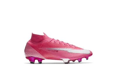 Pre-owned Nike Mercurial Superfly 7 Elite Mbappe Rose Fg Pink Blast In Pink  Blast/black/white | ModeSens