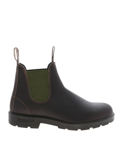 Shop Blundstone Leather Chelsea In Brown