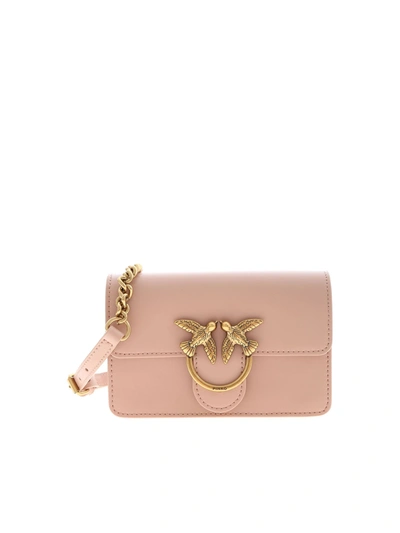 Shop Pinko Love Baby Icon Bag In Pink