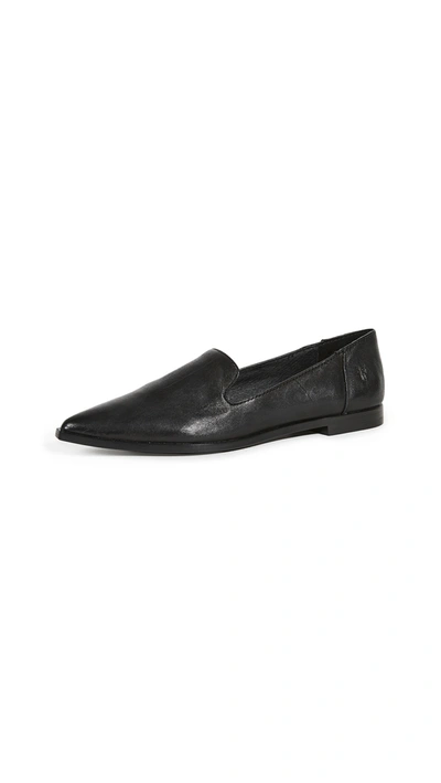 Shop Frye Kenzie Venetian Loafers In Black